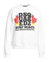 Dsquared2 Man Sweatshirt White Size L Cotton In White