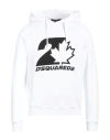 Dsquared2 Man Sweatshirt White Size M Cotton In White