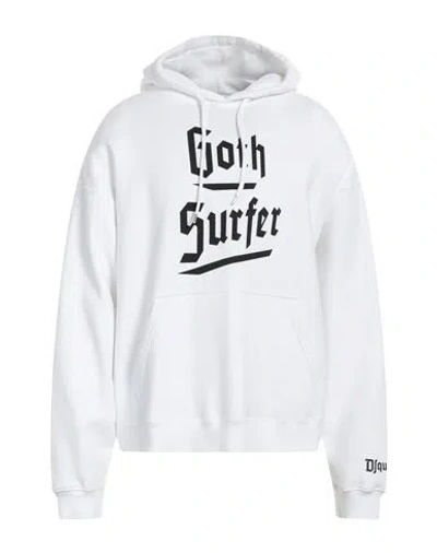 Dsquared2 Man Sweatshirt White Size M Cotton, Elastane In White