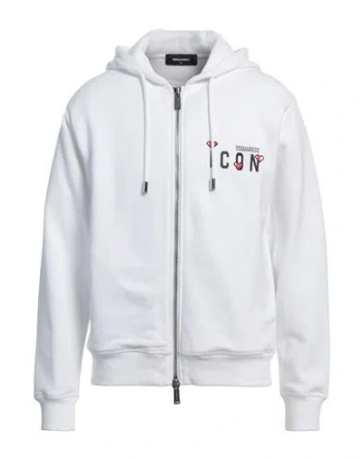 Dsquared2 Pixel Heart Sweatshirt In White