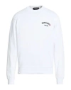 Dsquared2 Man Sweatshirt White Size S Cotton