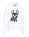Dsquared2 Signature Icon-motif Cotton Hoodie In White