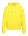 Dsquared2 Icon Man Sweatshirt Yellow Size L Cotton, Elastane