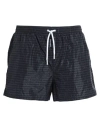 Dsquared2 Man Swim Trunks Black Size 26 Polyamide In Black