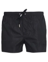 Dsquared2 Man Swim Trunks Black Size 36 Polyamide In Black