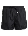 Dsquared2 Man Swim Trunks Black Size 36 Polyamide In Black