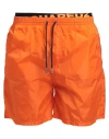 Dsquared2 Man Swim Trunks Orange Size 38 Polyamide In Orange