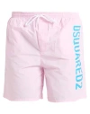 Dsquared2 Man Swim Trunks Pink Size 36 Polyamide