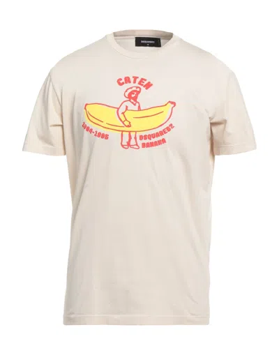 Dsquared2 T-shirts In Beige