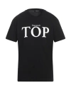 Dsquared2 Man T-shirt Black Size L Cotton In Black