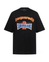 Dsquared2 Crew Neck D2 Suburban Skater Fit Cotton T-shirt In Black