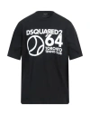 Dsquared2 Man T-shirt Black Size L Cotton