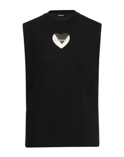 Dsquared2 Man T-shirt Black Size L Cotton