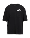 Dsquared2 Graphic Print Cotton Jersey T-shirt In Black