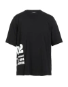 Dsquared2 Man T-shirt Black Size L Cotton In Black