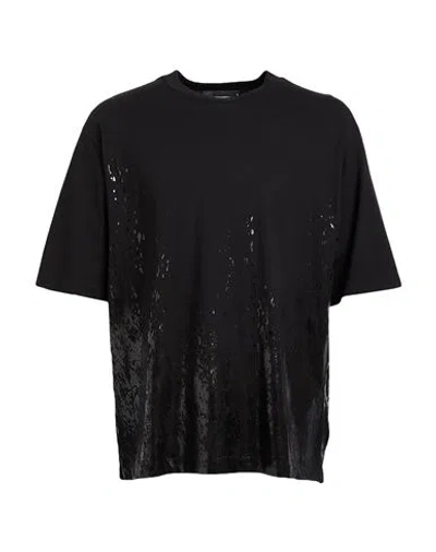Dsquared2 Man T-shirt Black Size L Cotton