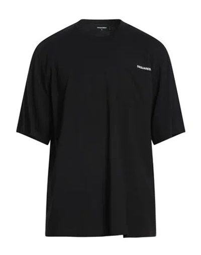 Dsquared2 Man T-shirt Black Size L Cotton