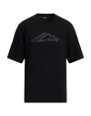 Dsquared2 Man T-shirt Black Size L Cotton In Black