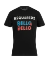 Dsquared2 Bello Bello Short Sleeve Graphic T-shirt In Black In Black