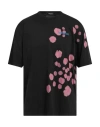 Dsquared2 Man T-shirt Black Size L Cotton In Black