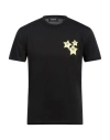 Dsquared2 Man T-shirt Black Size L Cotton In Black