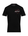 Dsquared2 Man T-shirt Black Size L Cotton