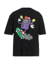 Dsquared2 Man T-shirt Black Size L Cotton In Black