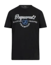 Dsquared2 Logo-print Cotton T-shirt In Black