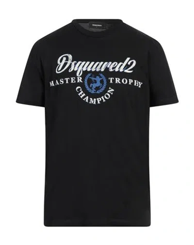 Dsquared2 Logo-print Cotton T-shirt In Black