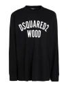 Dsquared2 Man T-shirt Black Size L Cotton