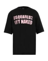 Dsquared2 Skater Fit Printed T-shirt In Black
