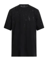 Dsquared2 Rhinestone Cotton Crew-neck T-shirt