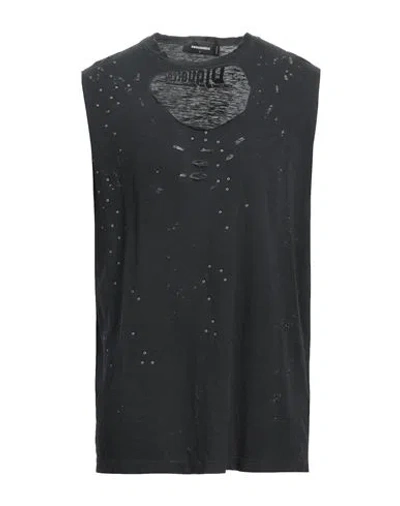 Dsquared2 Man T-shirt Black Size L Cotton, Viscose