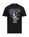 Dsquared2 Man T-shirt Black Size M Cotton