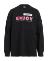 Dsquared2 Man T-shirt Black Size M Cotton In Black