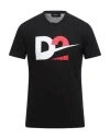 Dsquared2 T-shirts In Black