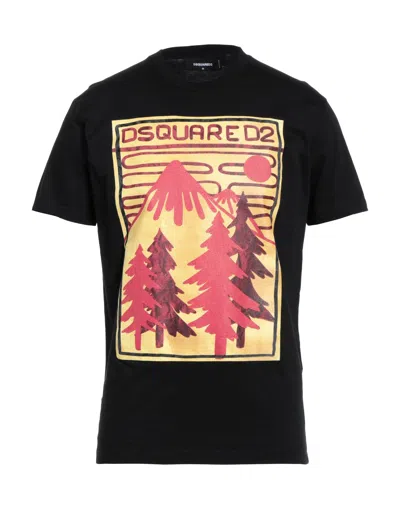 Dsquared2 T-shirts In Black