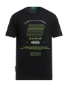 Dsquared2 Man T-shirt Black Size Xxl Cotton In Black