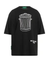 Dsquared2 Man T-shirt Black Size L Cotton In Black