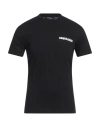 Dsquared2 Man T-shirt Black Size M Cotton
