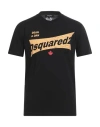 Dsquared2 Man Sweatshirt Black Size L Cotton In Black