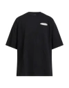 Dsquared2 Man T-shirt Black Size M Cotton In Blue