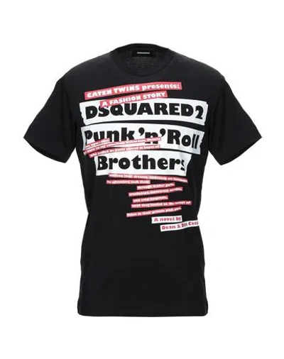 Dsquared2 T-shirts In Black