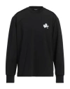 Dsquared2 Man T-shirt Black Size L Polyamide, Cotton, Elastane In Black