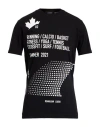 Dsquared2 Man T-shirt Black Size S Cotton In Black