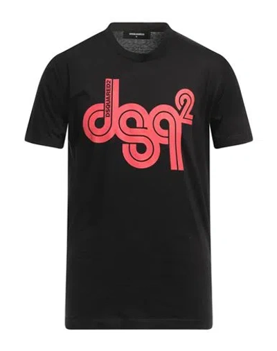 Dsquared2 Man T-shirt Black Size 3xl Cotton