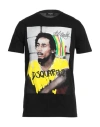 Dsquared2 Man T-shirt Black Size L Cotton