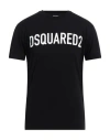 Dsquared2 Man T-shirt Black Size S Cotton