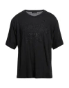 Dsquared2 Man T-shirt Charcoal Size M Cotton, Viscose In Grey