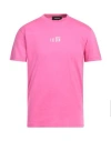 Dsquared2 Man T-shirt Fuchsia Size L Cotton In Pink